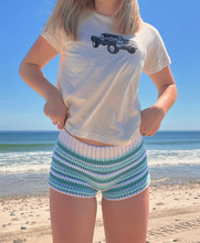 Load image into Gallery viewer, Sea Glass Crochet Boy Shorts