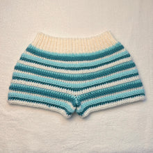 Load image into Gallery viewer, Sea Glass Crochet Boy Shorts