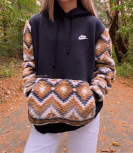 Load image into Gallery viewer, (L) Aztec Sherpa Reworked Hoodie