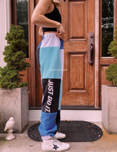 Load image into Gallery viewer, (M/L) Glacier Blue Reworked Joggers