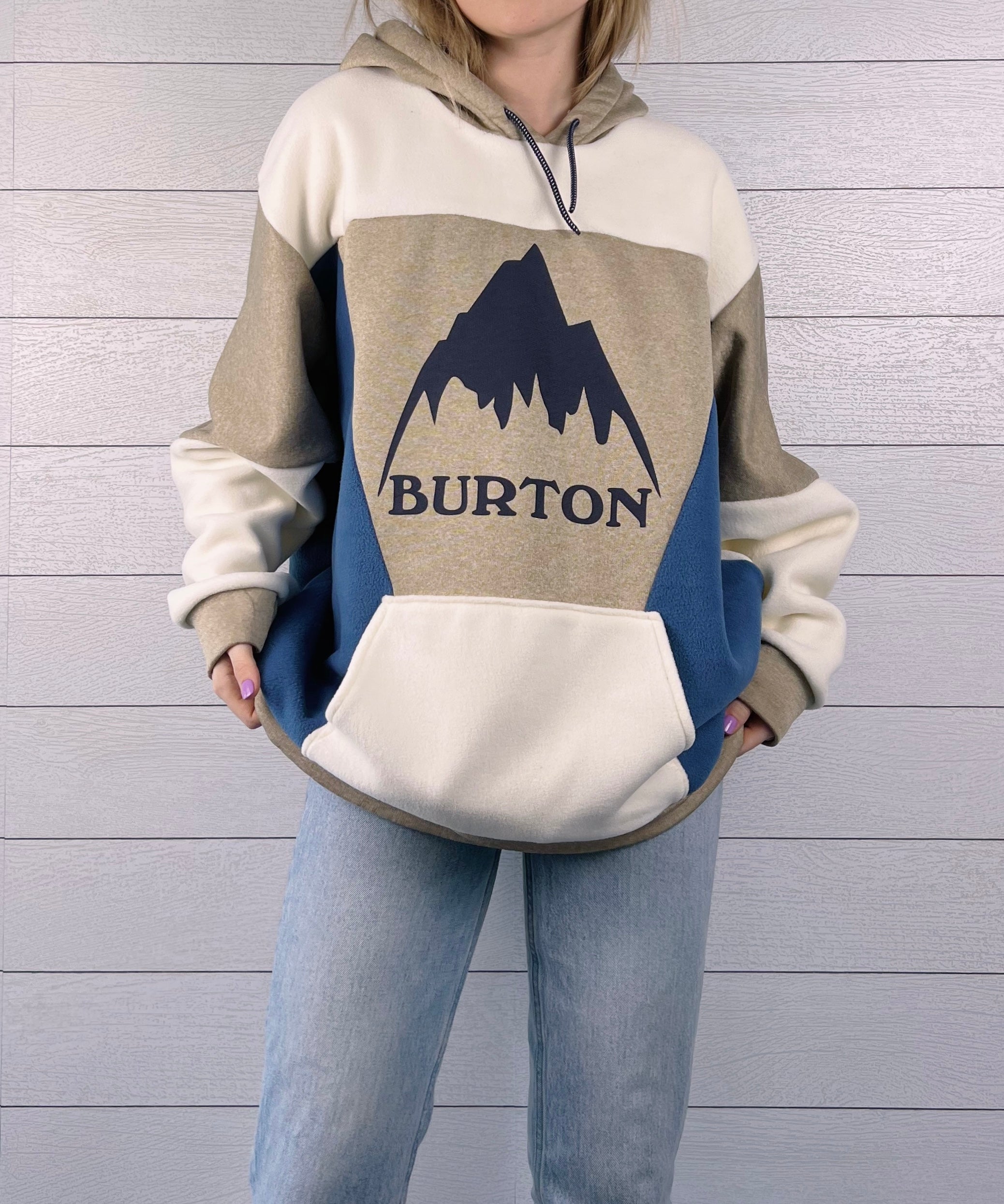 (XL) Blue Square 1/1 Hoodie