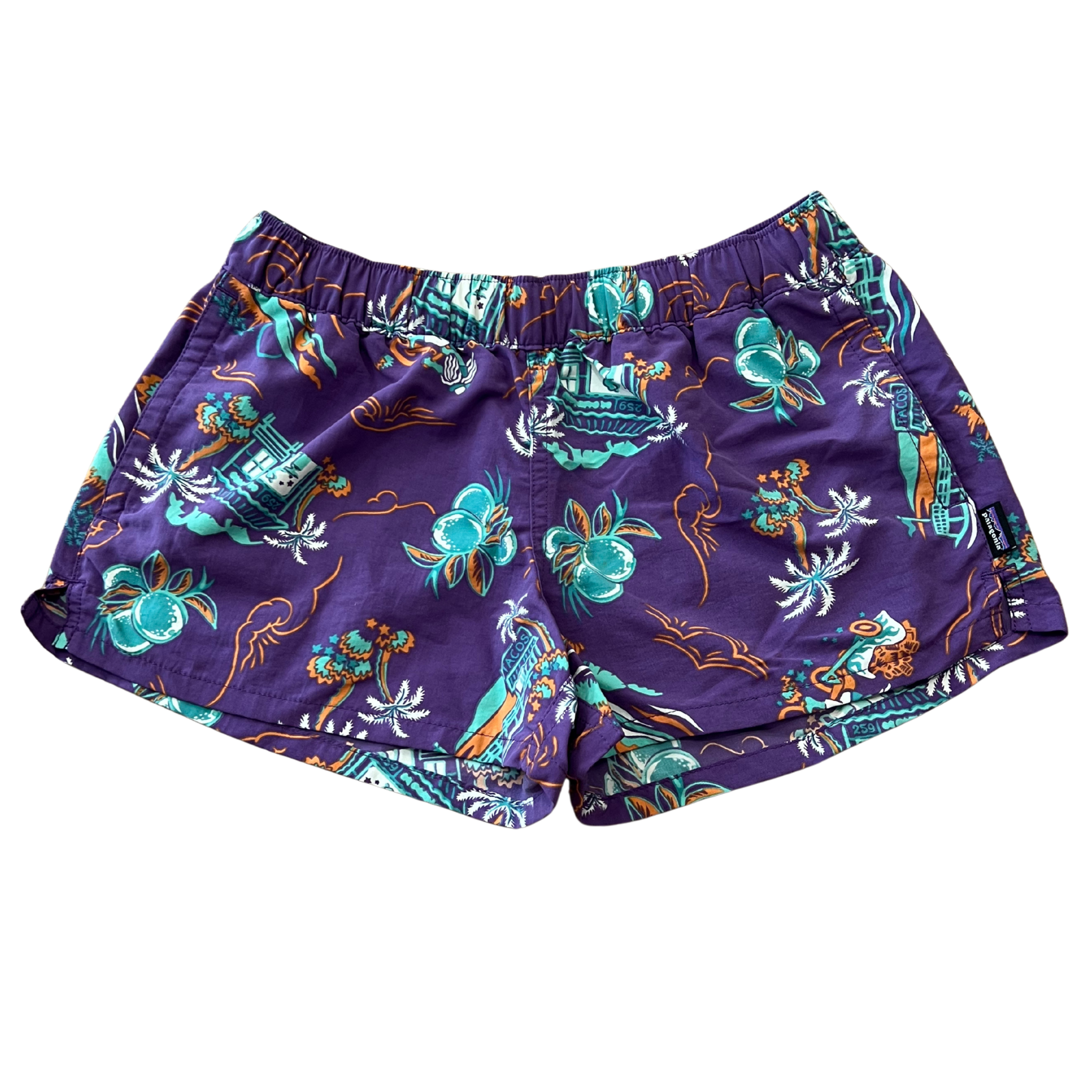 (XS) Patagonia 'Taco Truck' Barely Baggies
