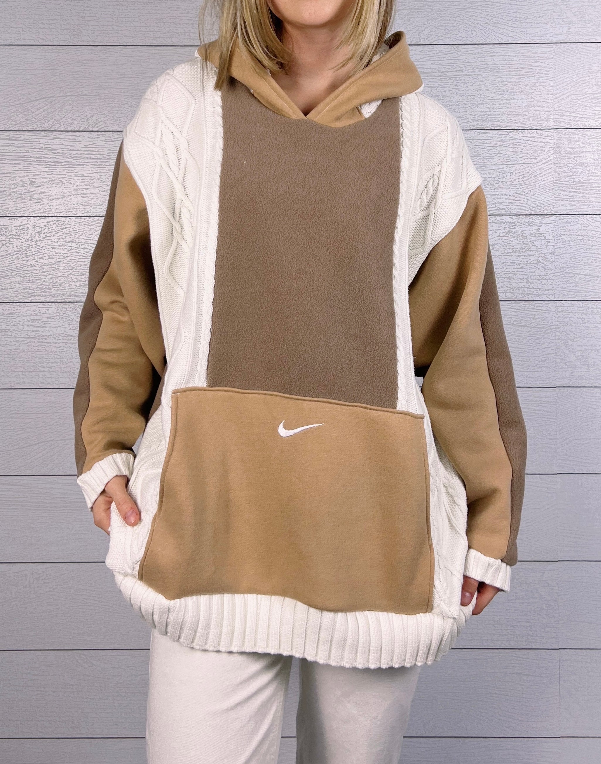 (XL) Caramel Cable 1/1 Hoodie