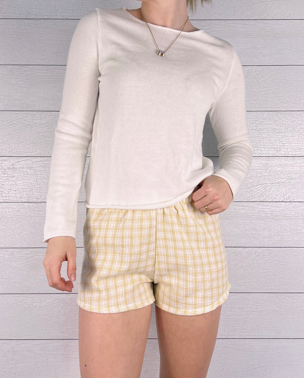 (MTO) Honeycomb Linen Shorts