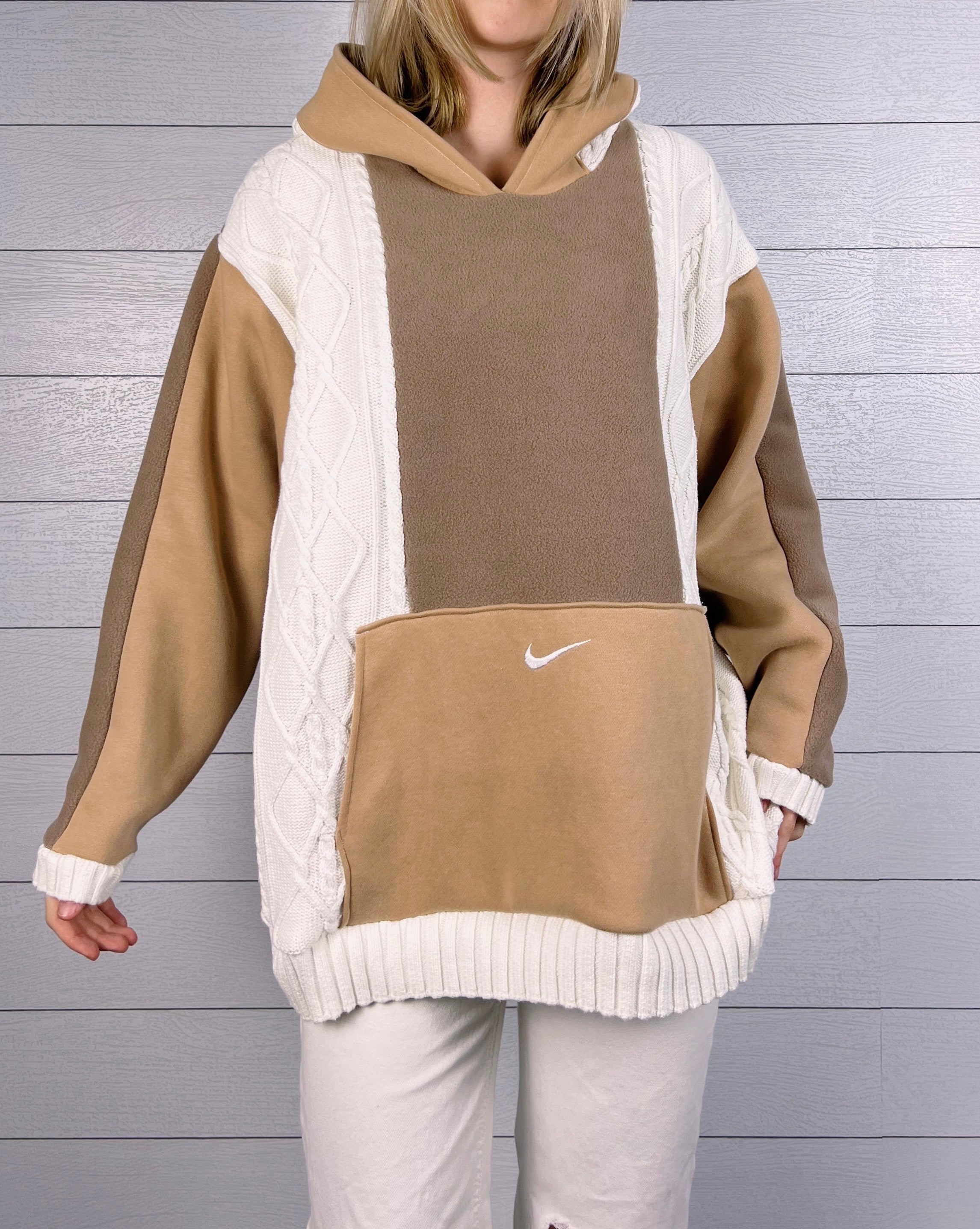 (XL) Caramel Cable 1/1 Hoodie