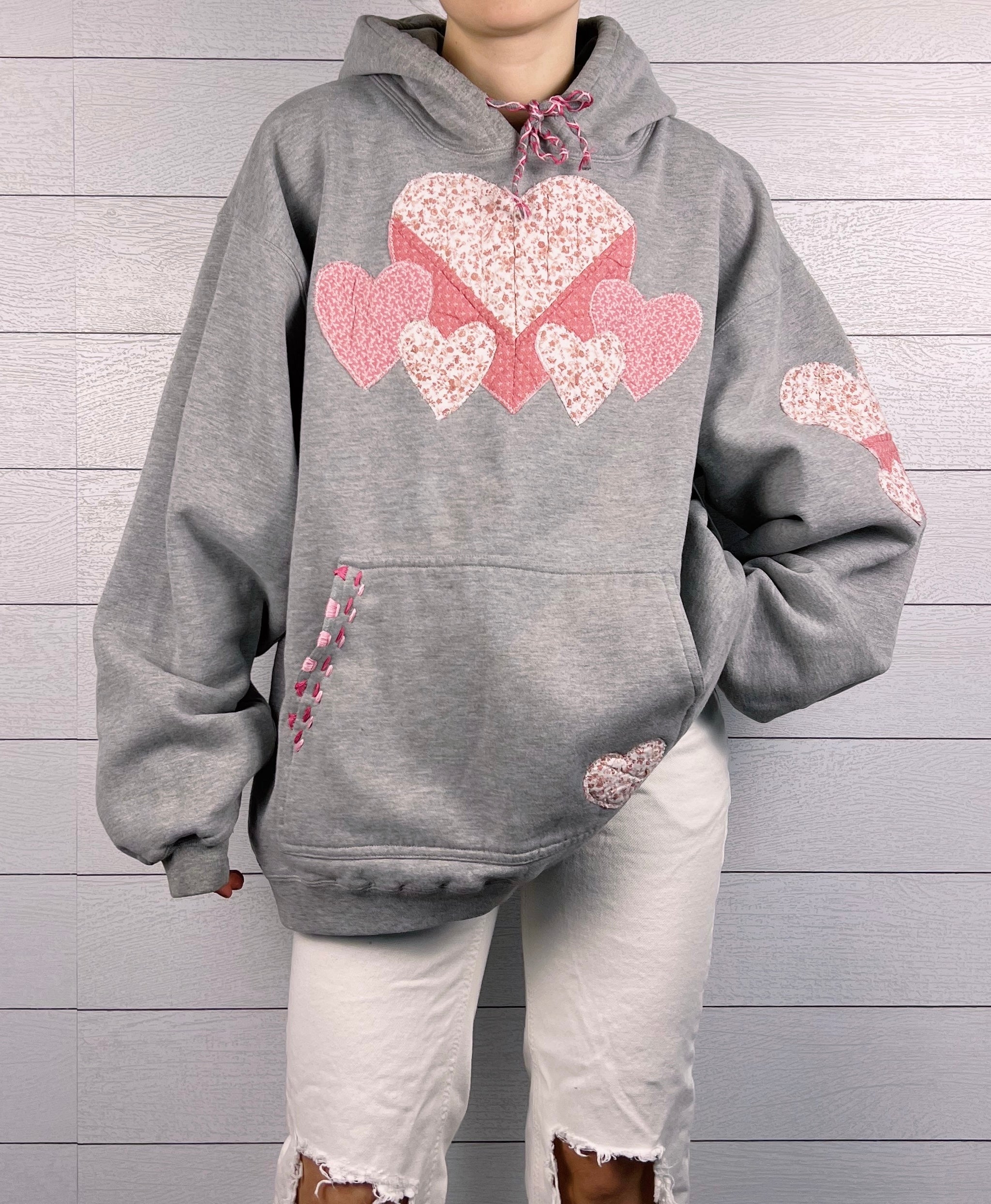 (XL) Love Quilt 1/1 Hoodie