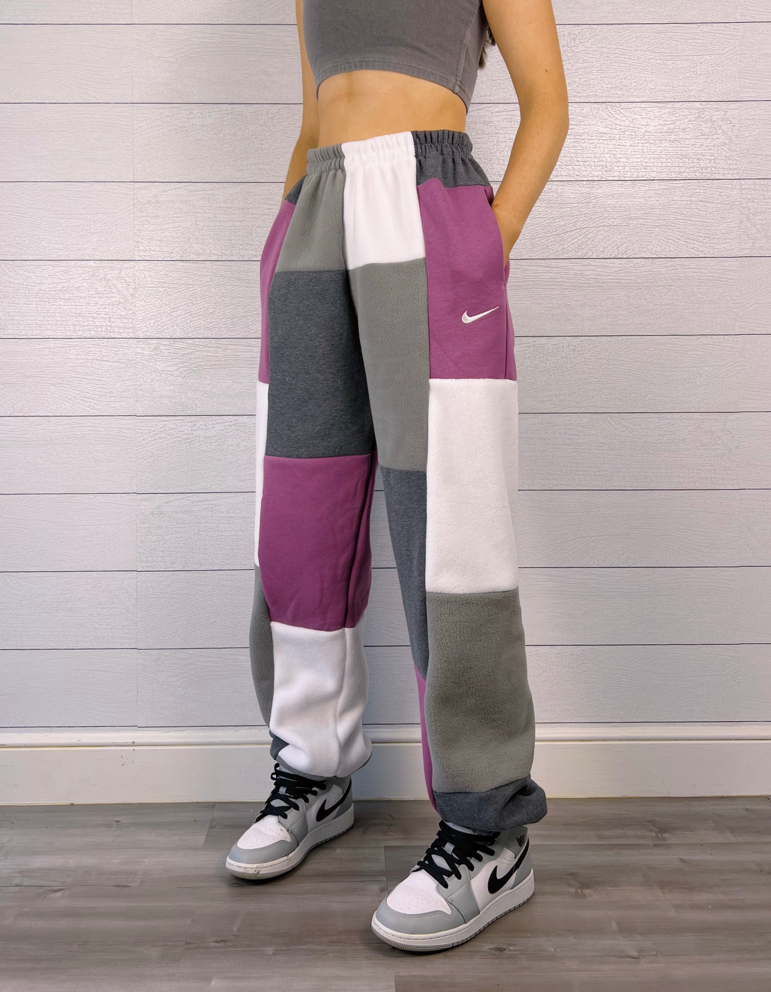 (M/L) Ash Plum 1/1 Joggers +pockets