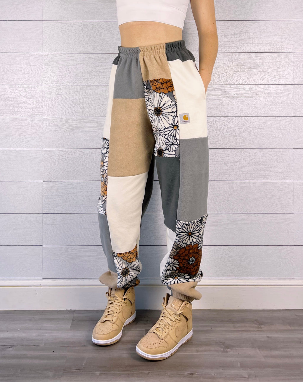 (S/M) Rustic Floral 1/1 Joggers +pockets