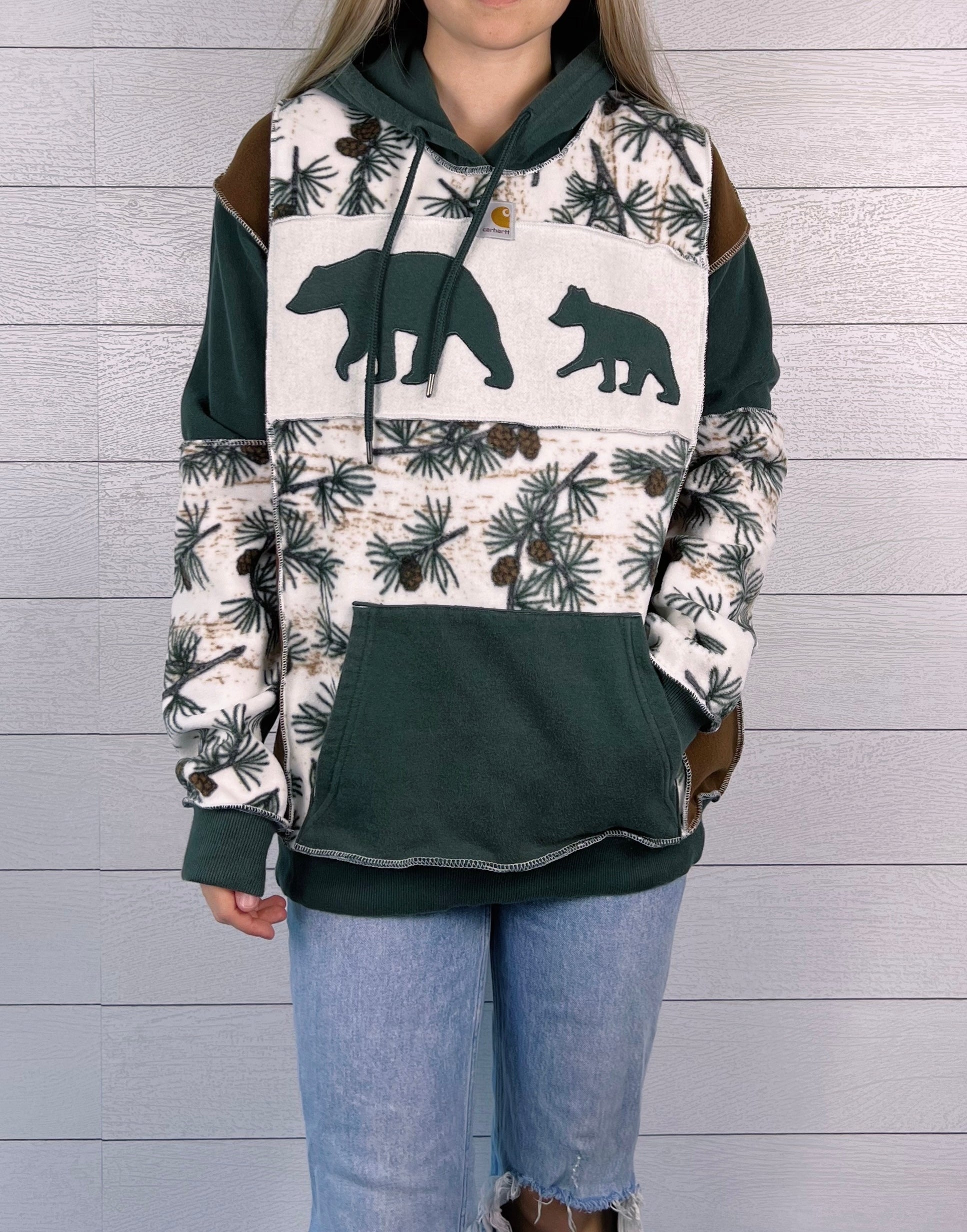 (L) Rustic Pine 1/1 Hoodie