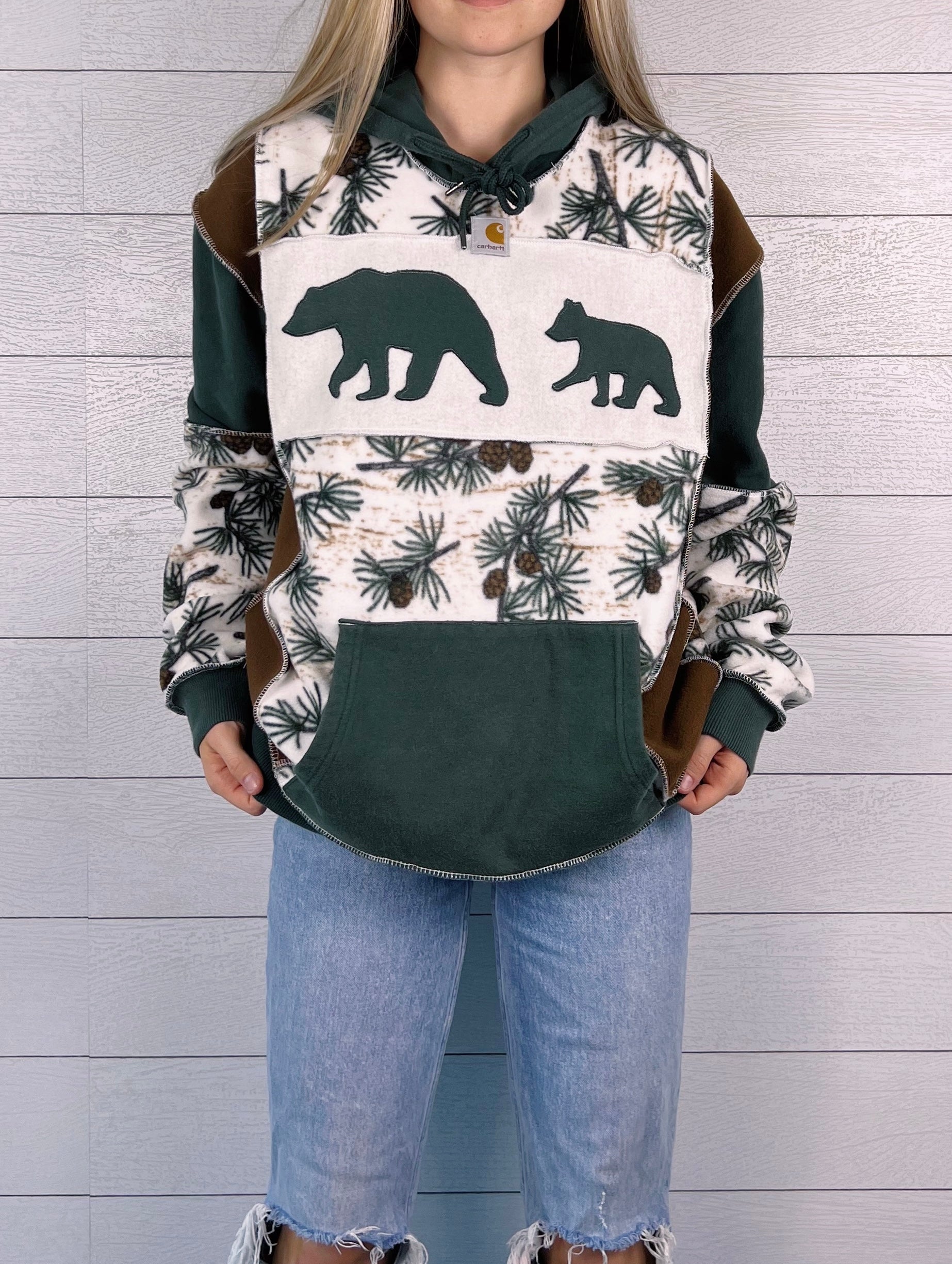 (L) Rustic Pine 1/1 Hoodie