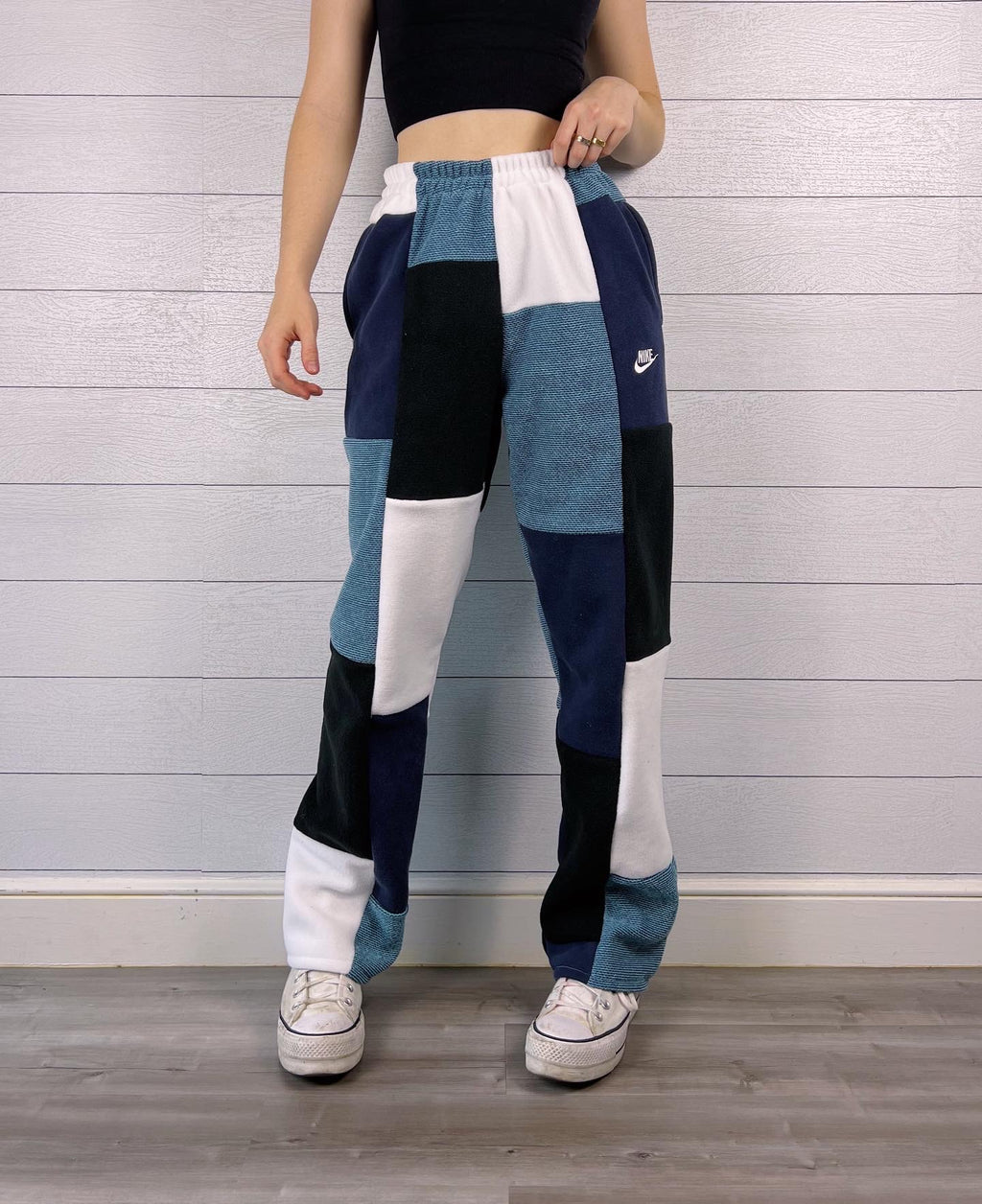 (S/M) Deep Glacier Blue 1/1 Sweatpants +pockets