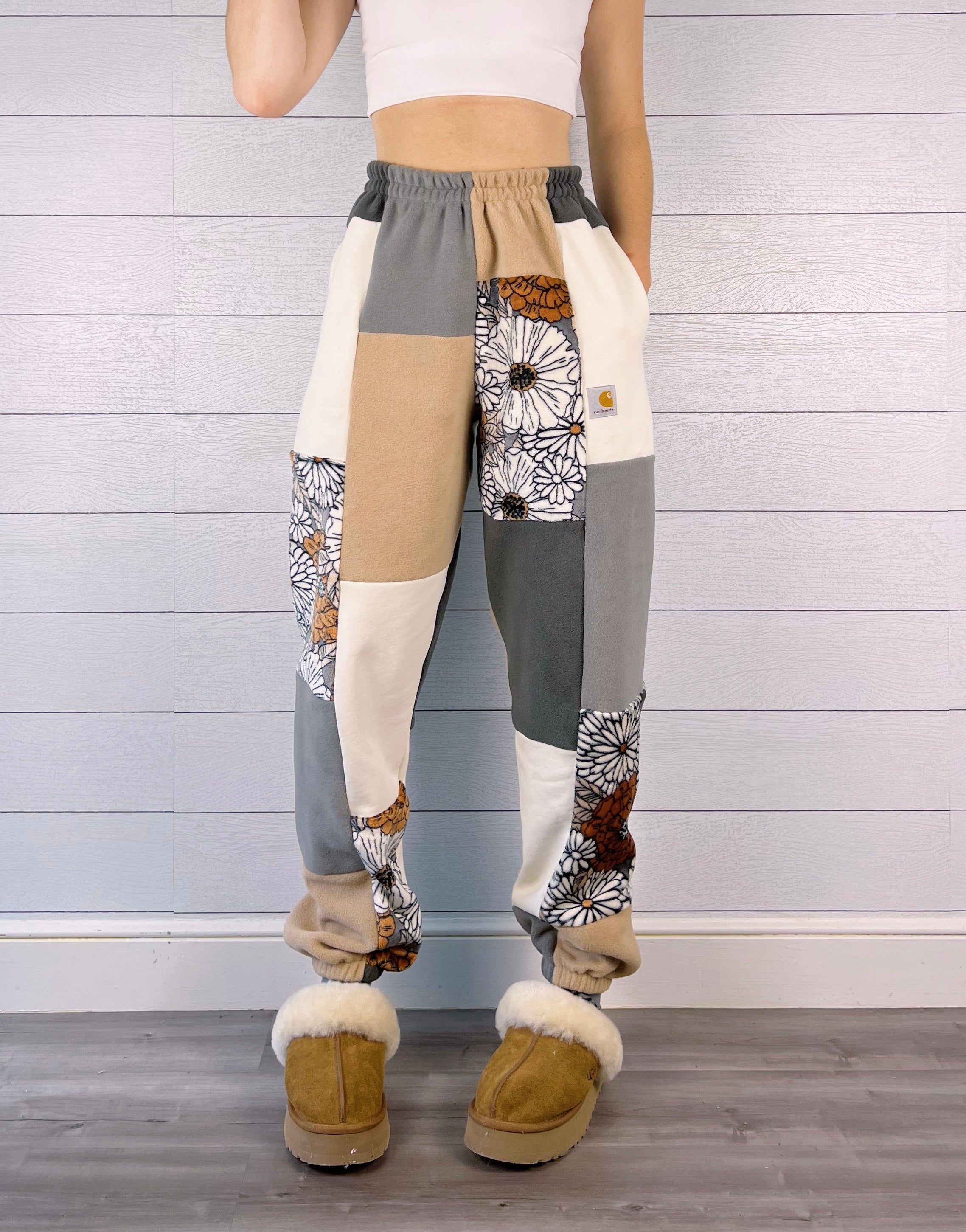 (S/M) Rustic Floral 1/1 Joggers +pockets