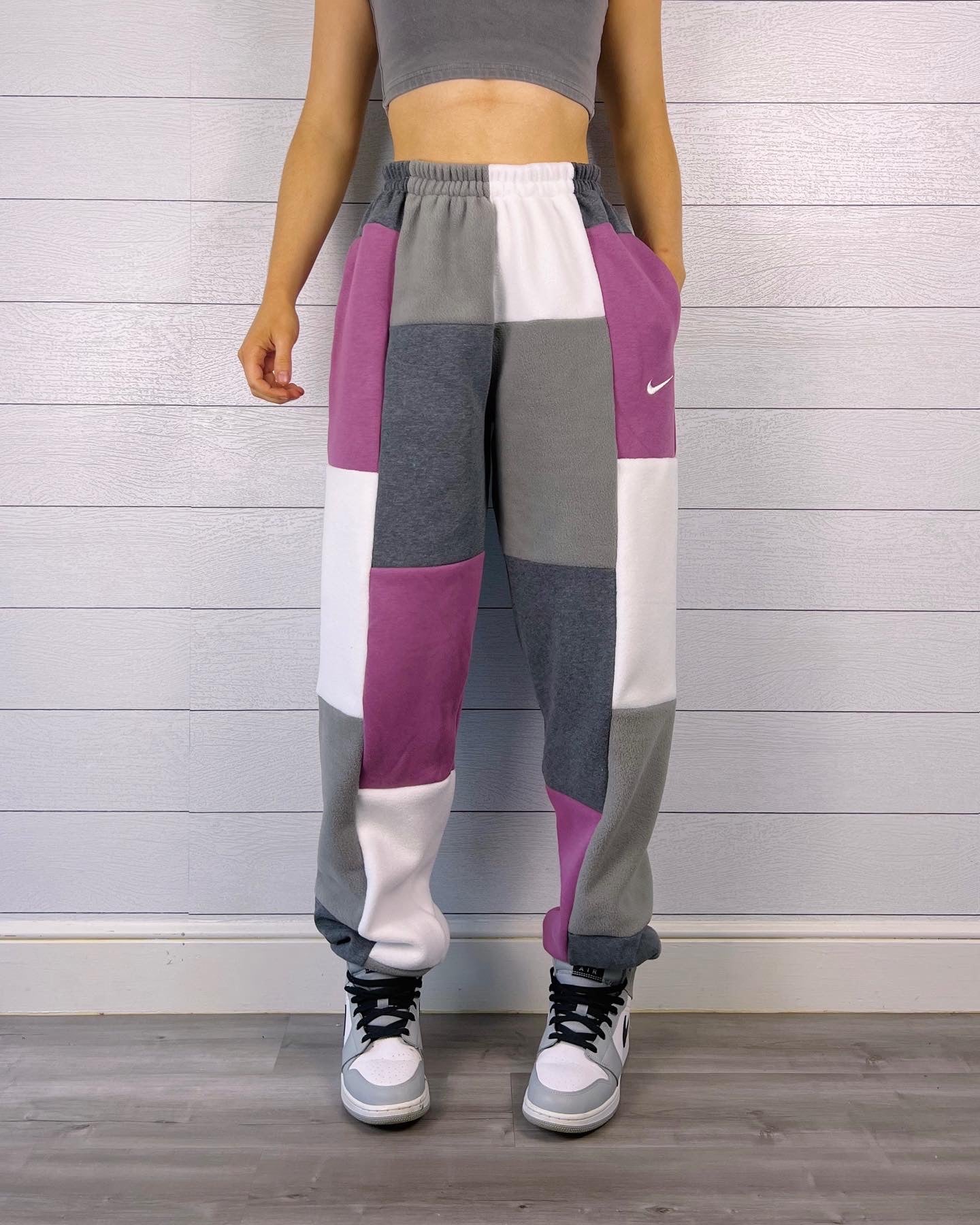 (M/L) Ash Plum 1/1 Joggers +pockets