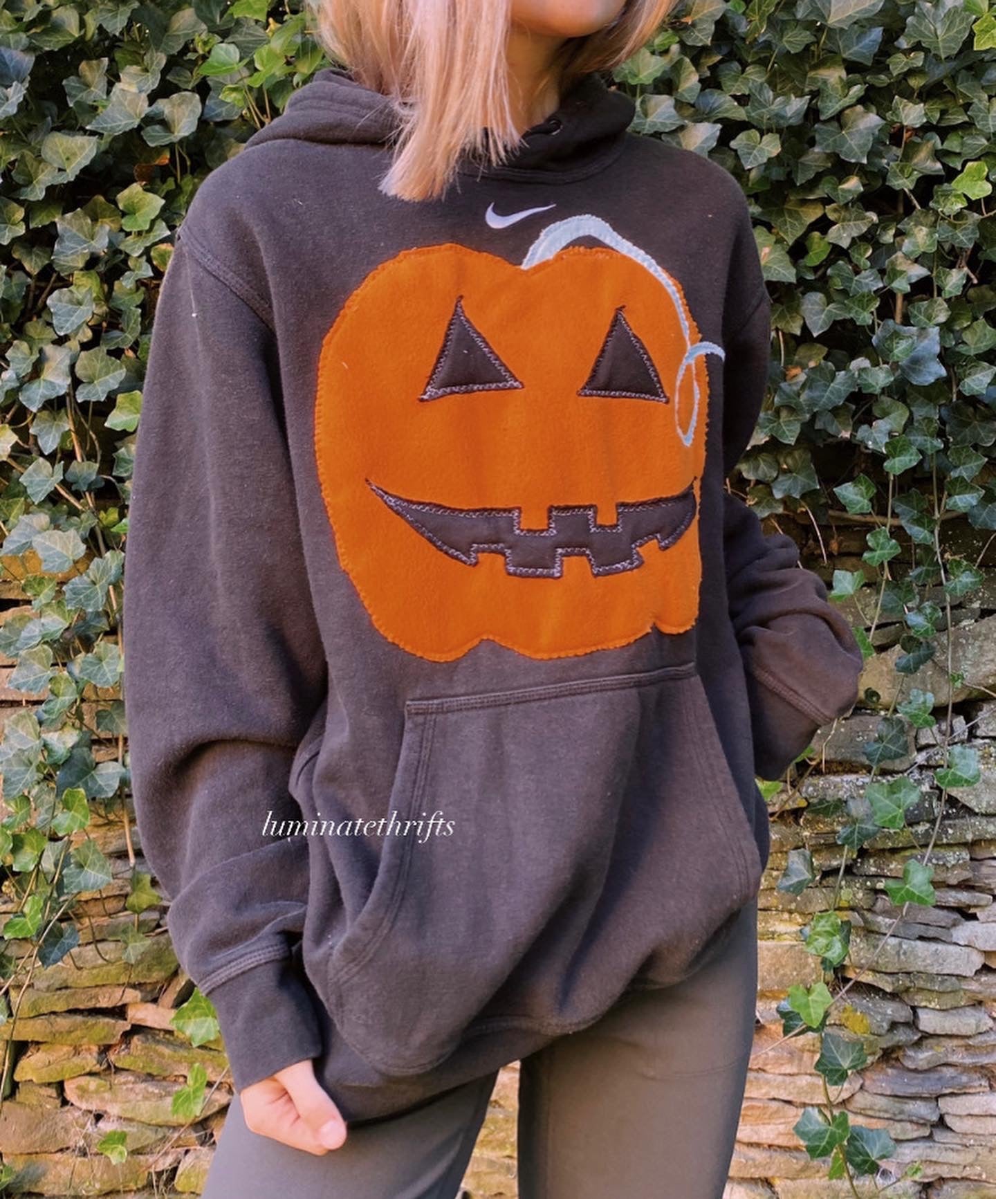 (M/L) Jack O’ Lantern Reworked Hoodie