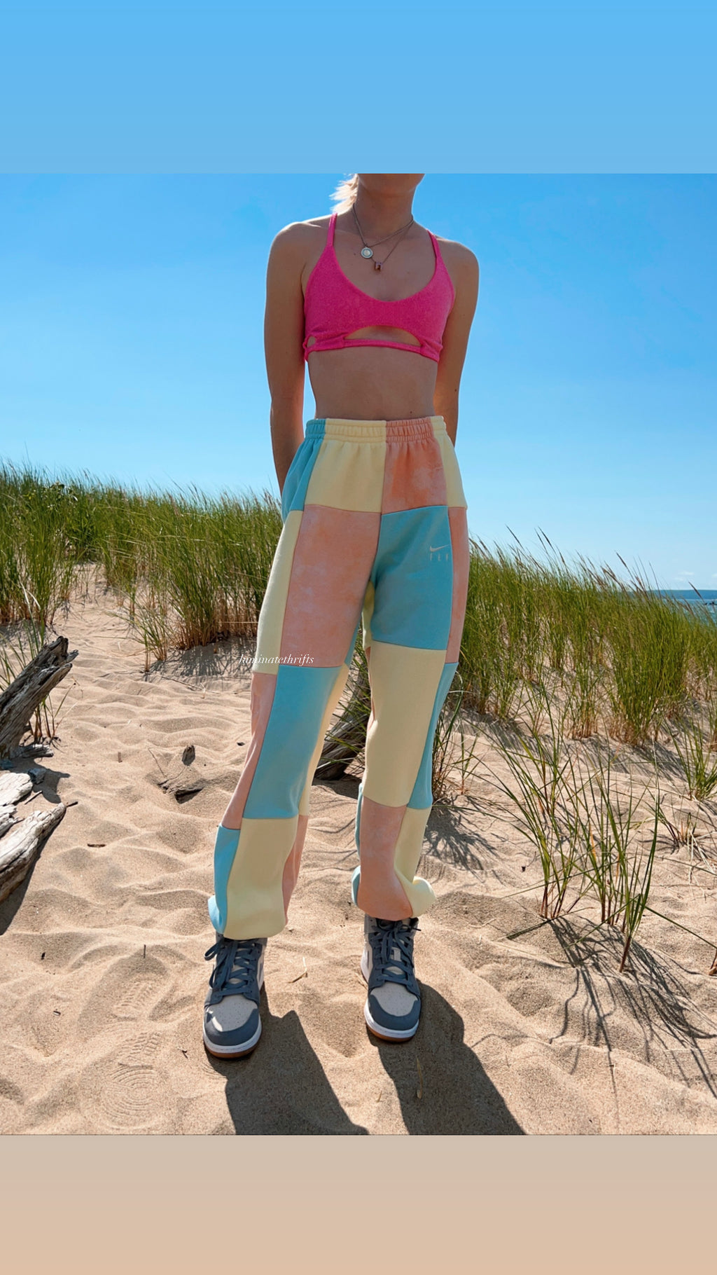 (S/M) Sunset Lover Reworked Joggers