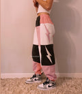 (XS-M) Bubblegum Shock Reworked Joggers