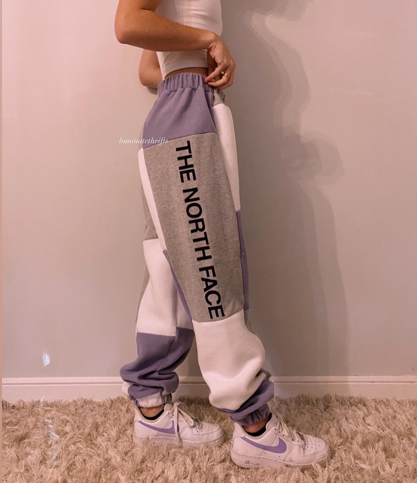 (M/L) Purple Cloud Reworked Joggers