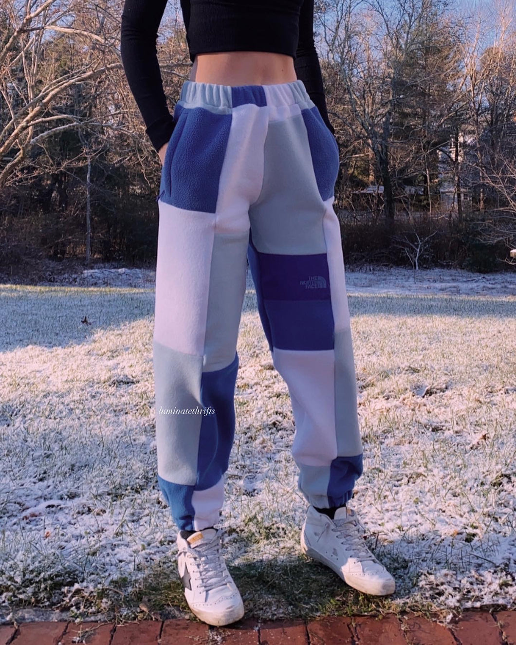 (XS/S) Blueberry Reworked Joggers