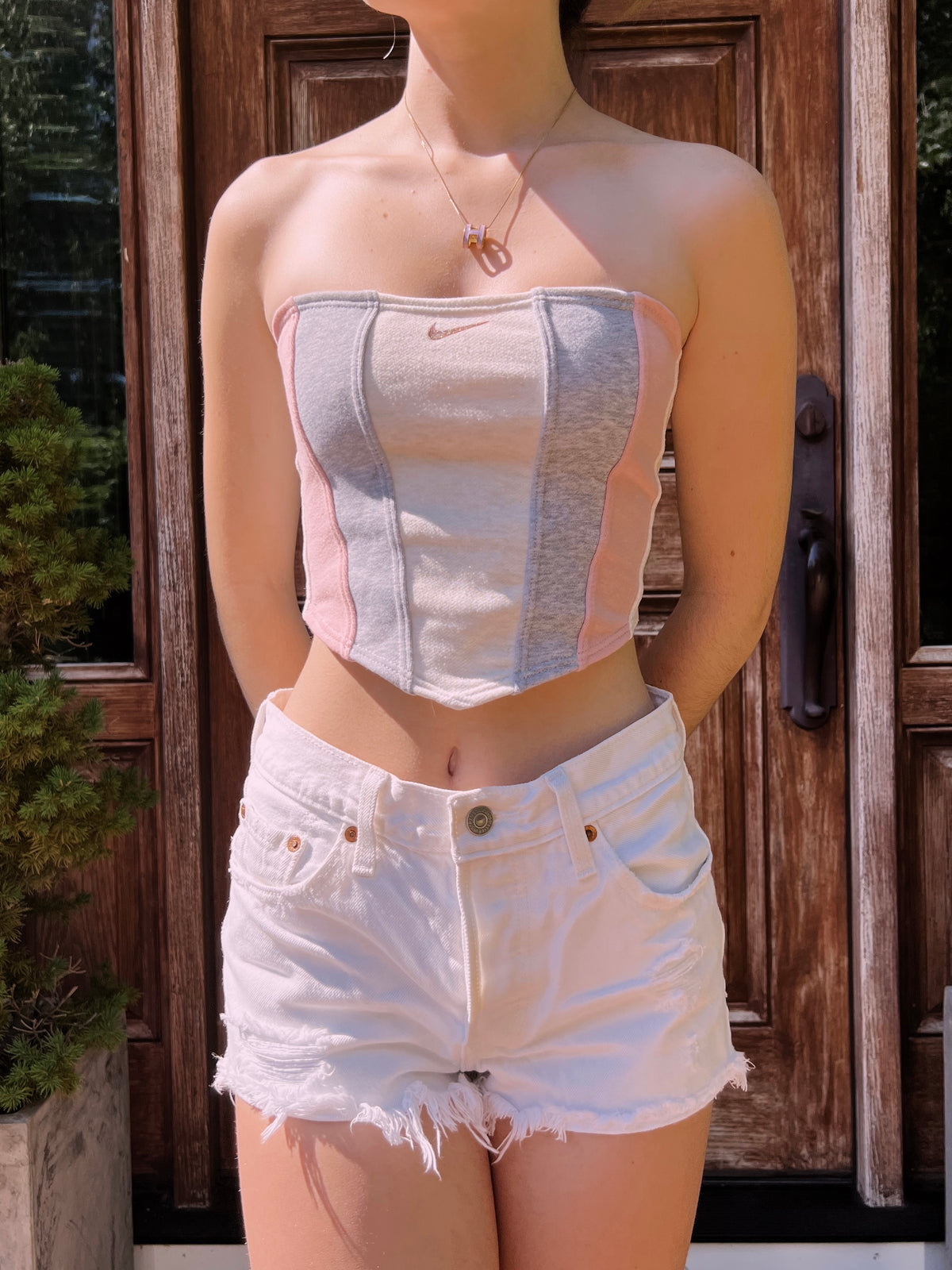 (XS/S) Blush Reworked Bustier