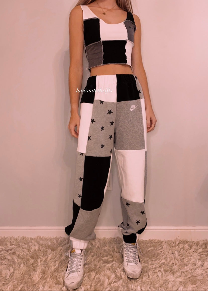 (XS-M) Diamond Star Reworked Jogger Set