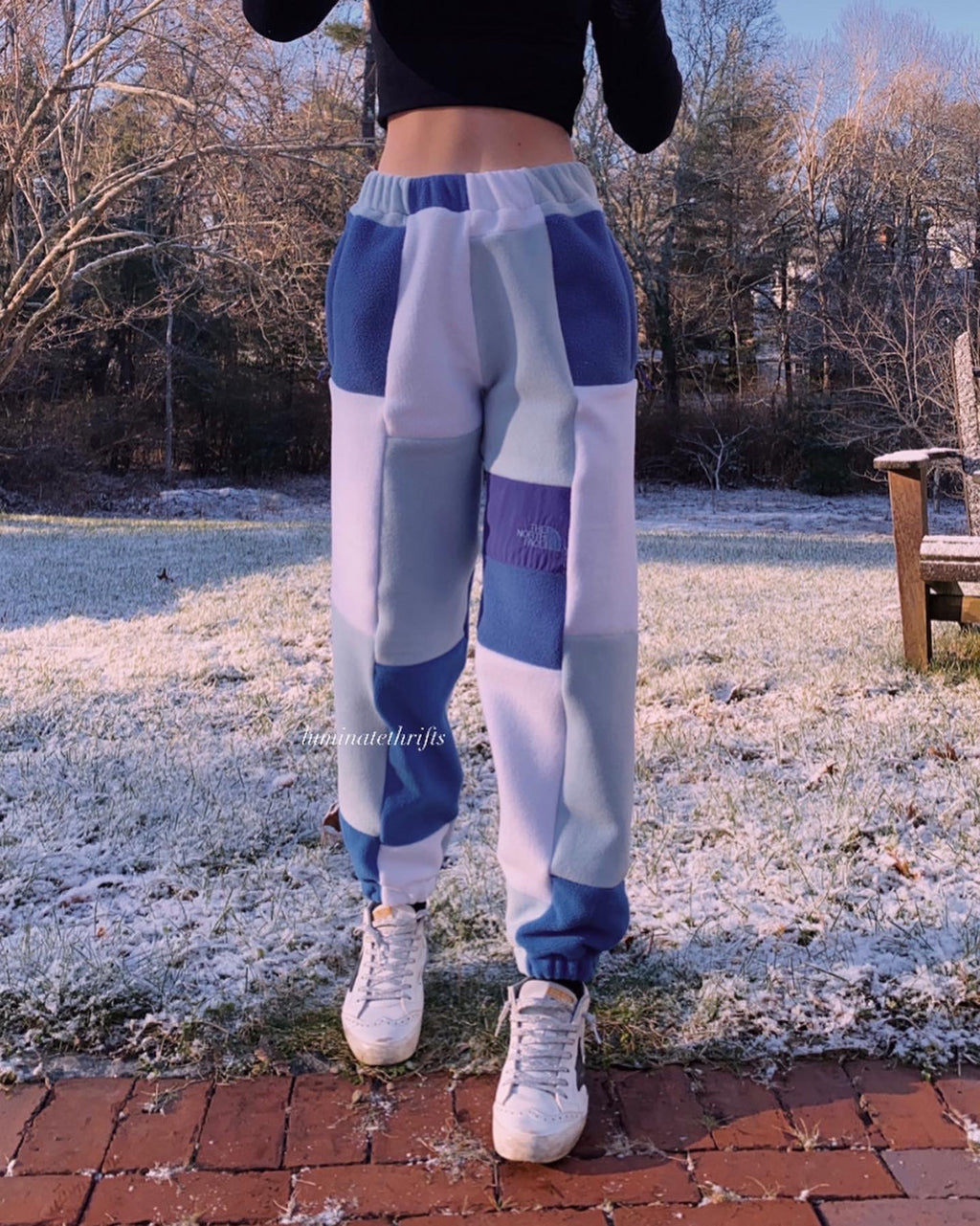(XS/S) Blueberry Reworked Joggers