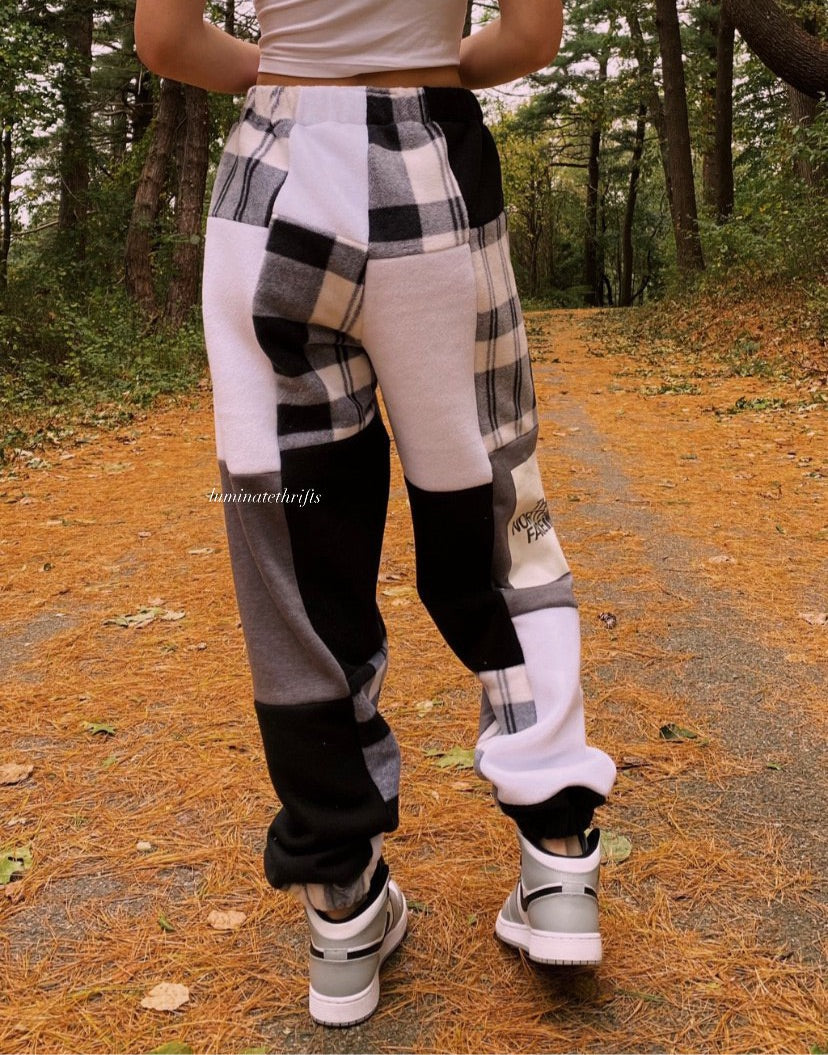 (XS-M) Diamond Flannel Reworked Joggers