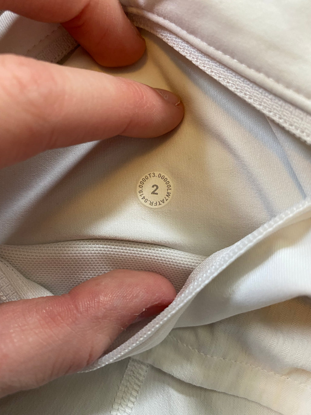 (XS-2) White Lululemon Shorts