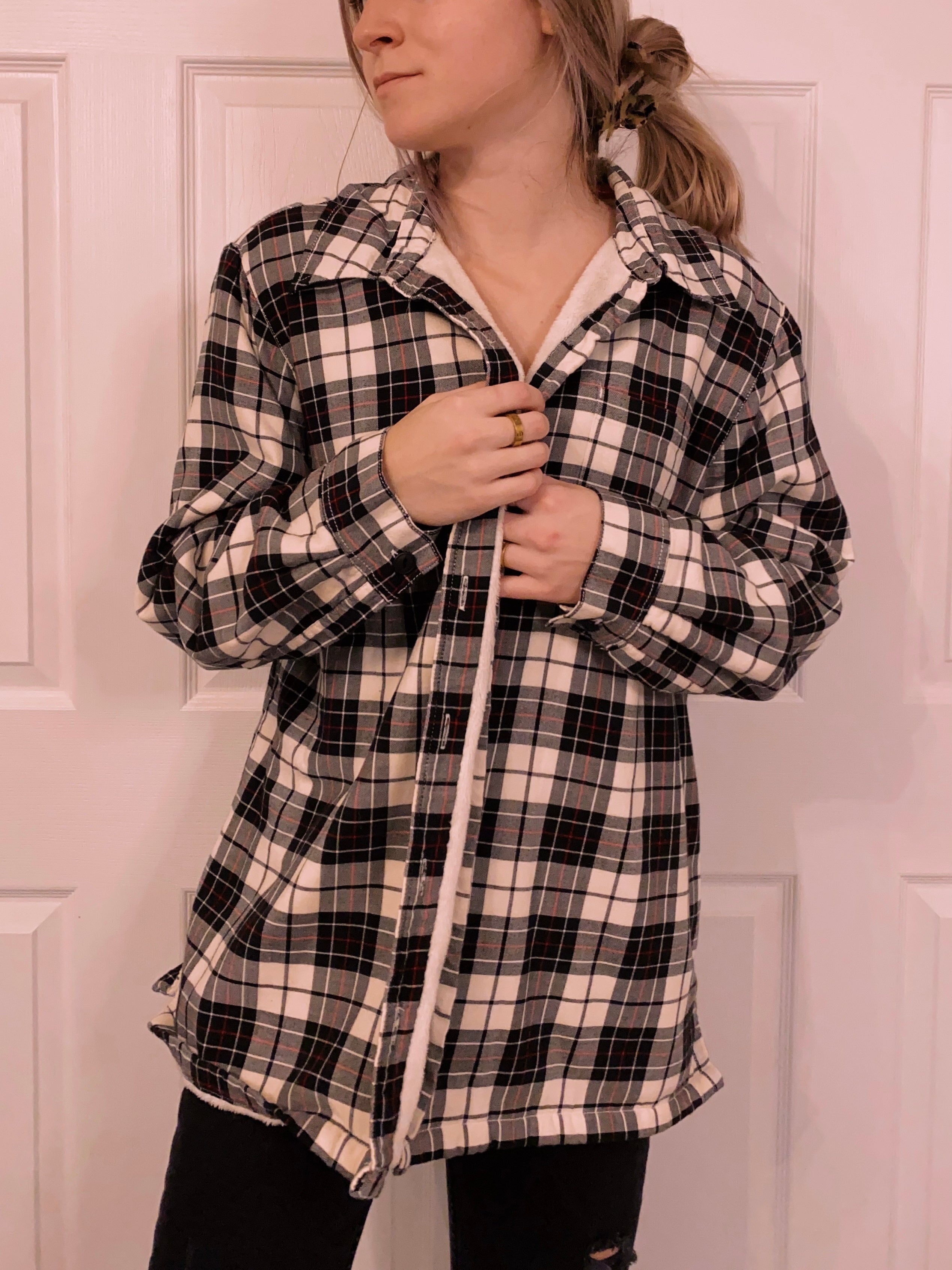 (L) Sherpa Lined Flannel