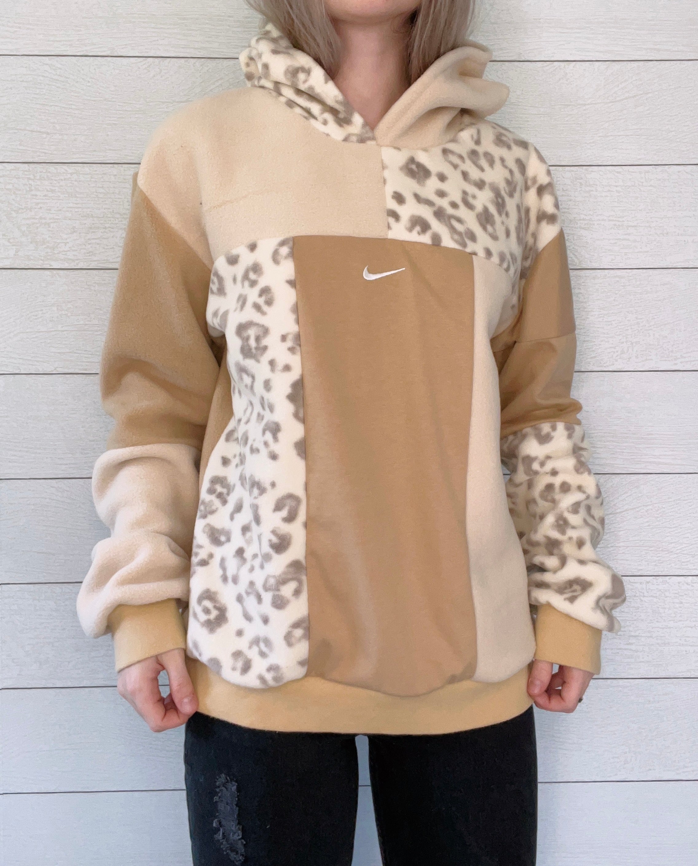 (L/XL) Neutral Leopard 1/1 Hoodie