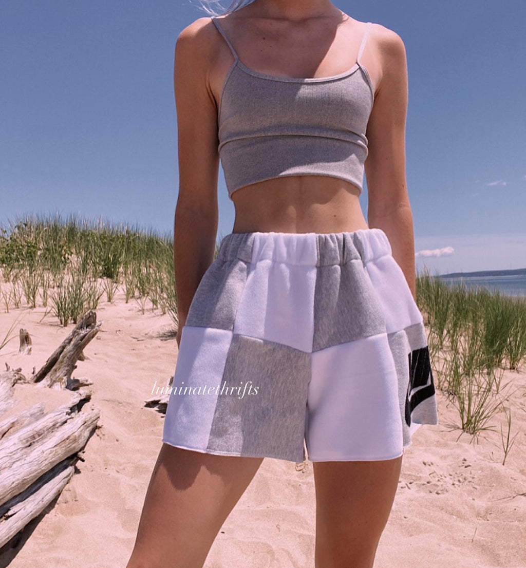 (S-M) Cloud Grey Reworked Shorts
