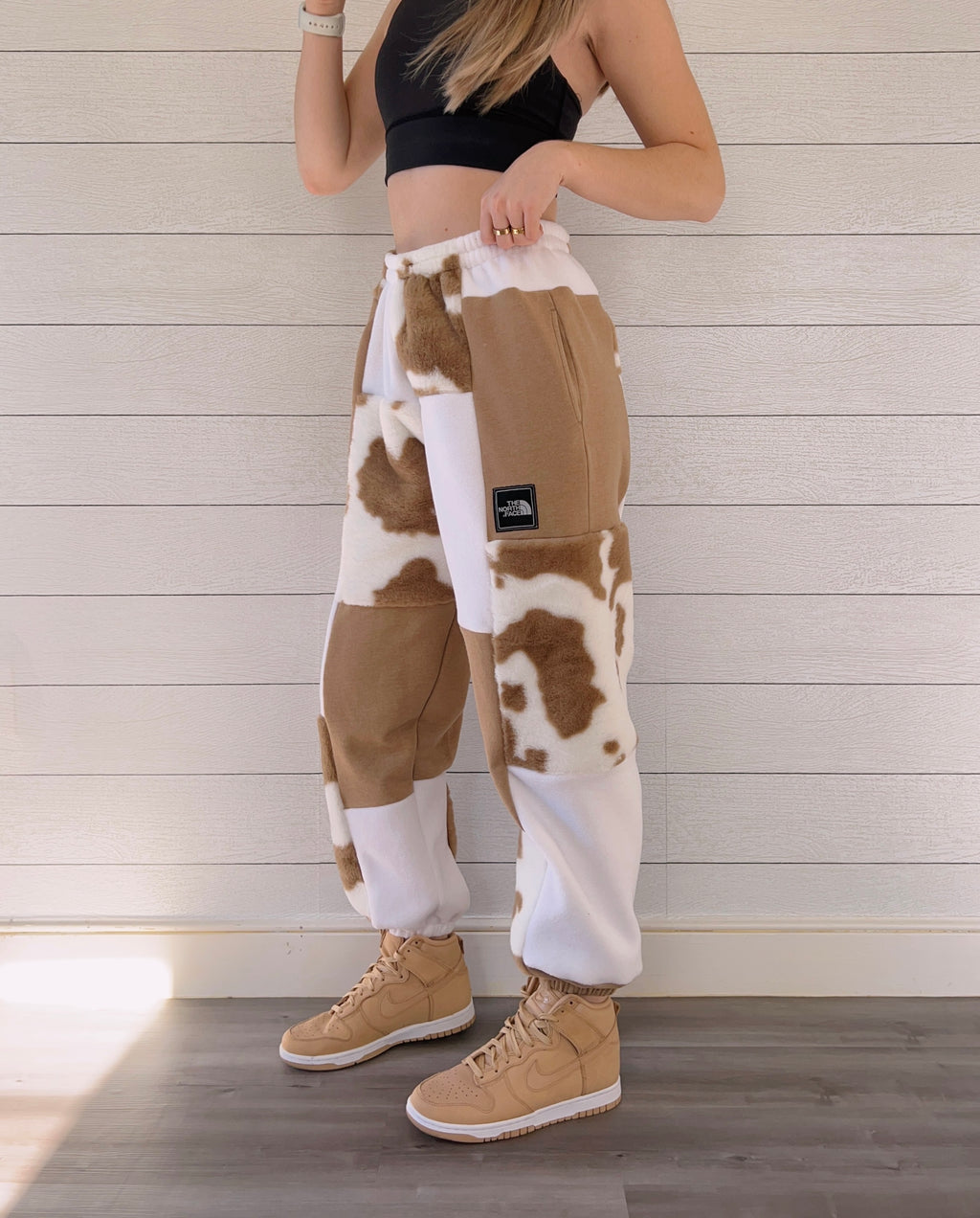 (S/M) Rustic Cow 1/1 Joggers +pockets