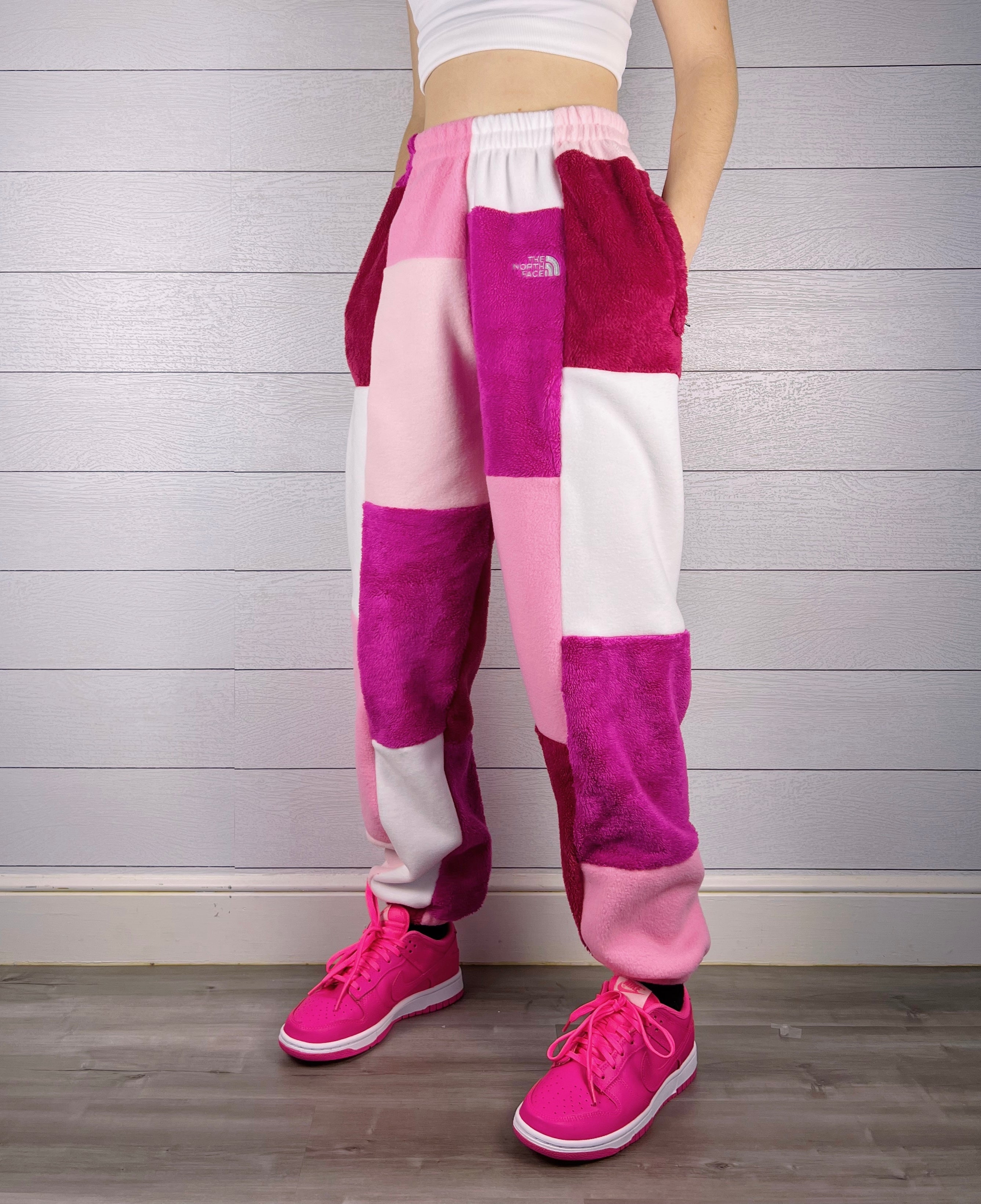 (S/M) Blush Pink 1/1 Joggers +zipper pockets