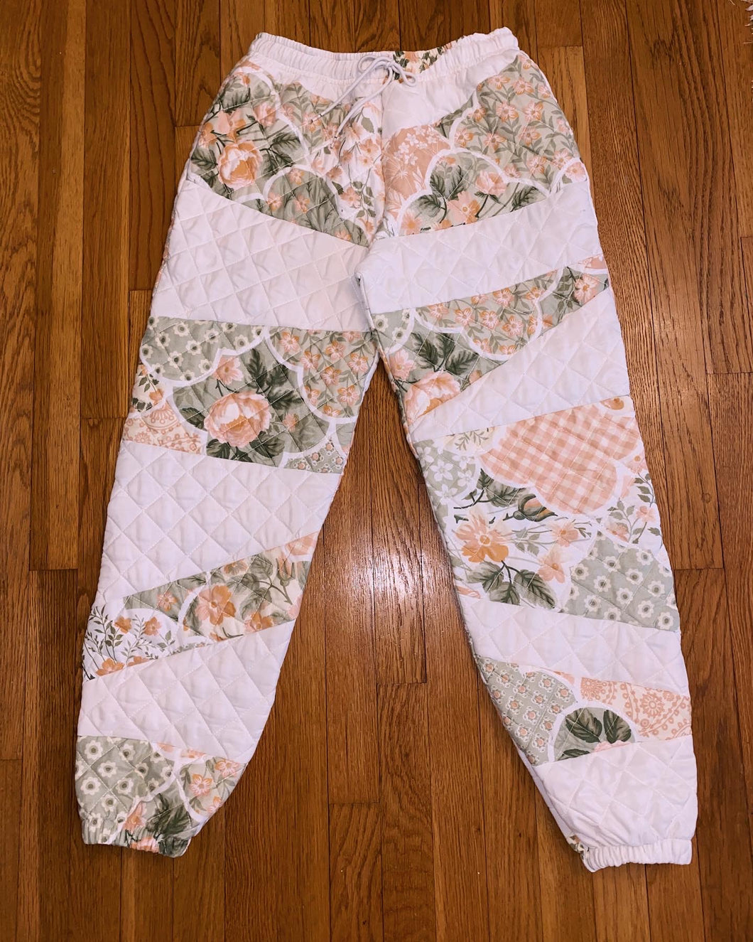 Cottage Quilt Reworked Joggers