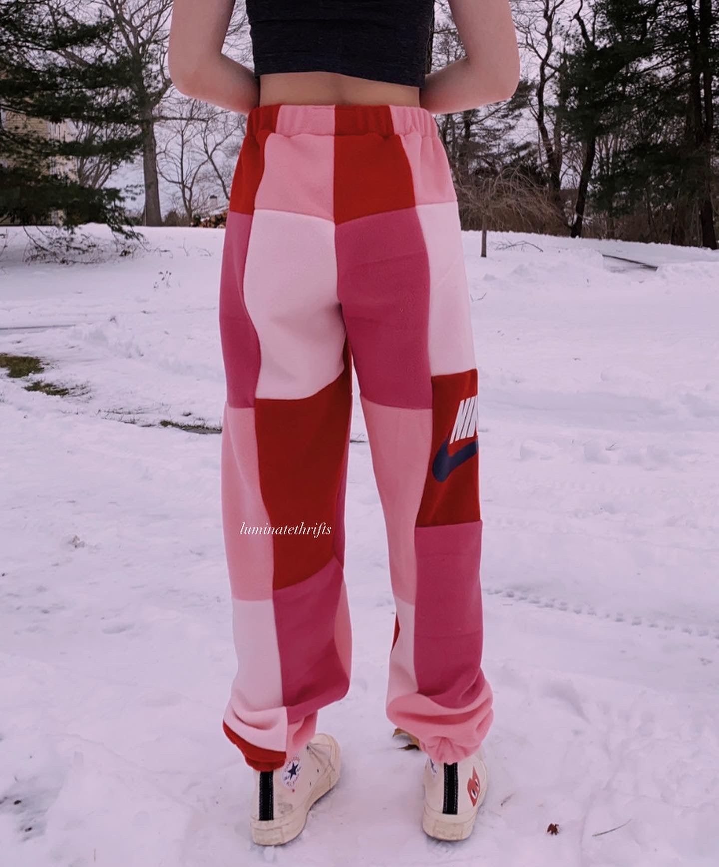 (M/L) Rose Reworked Joggers