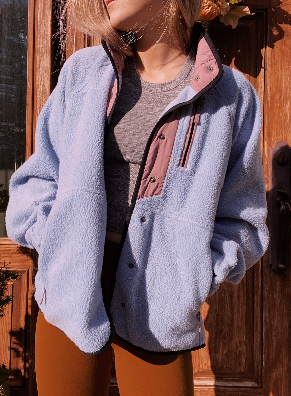 (M) American Eagle Fleece Jacket