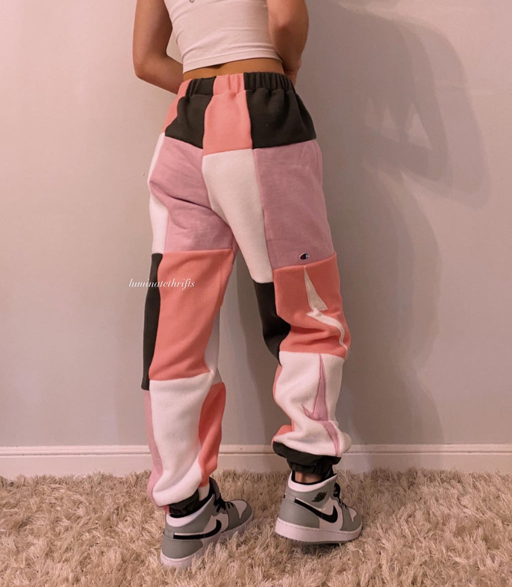 (XS-M) Bubblegum Shock Reworked Joggers