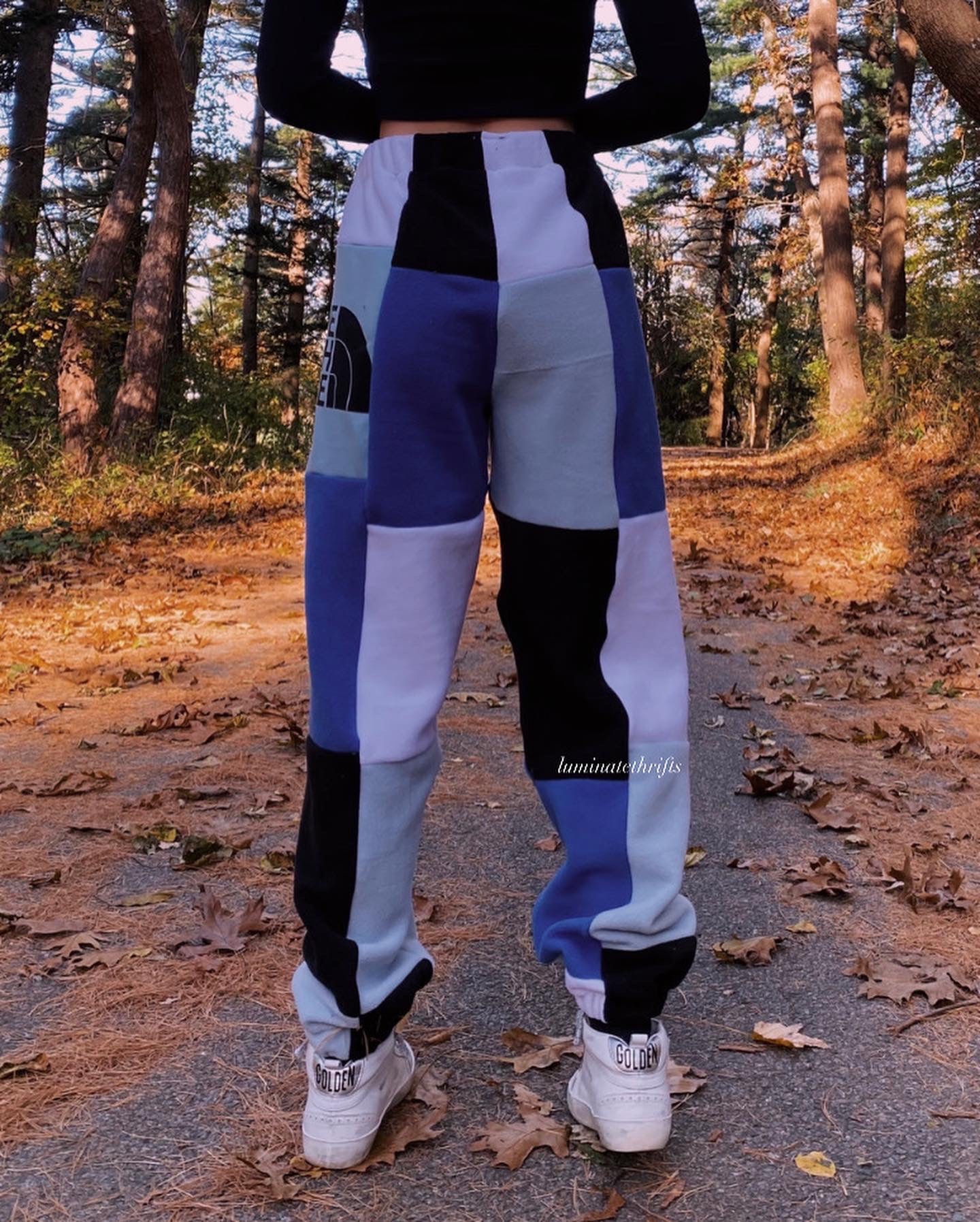 (M-XL) Glacier Blue Reworked Joggers