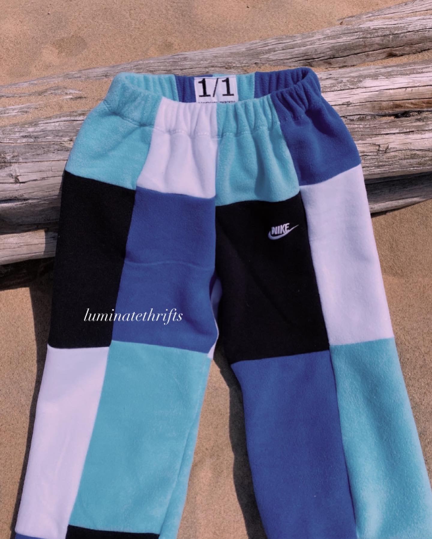 Glacier Blue Reworked Joggers