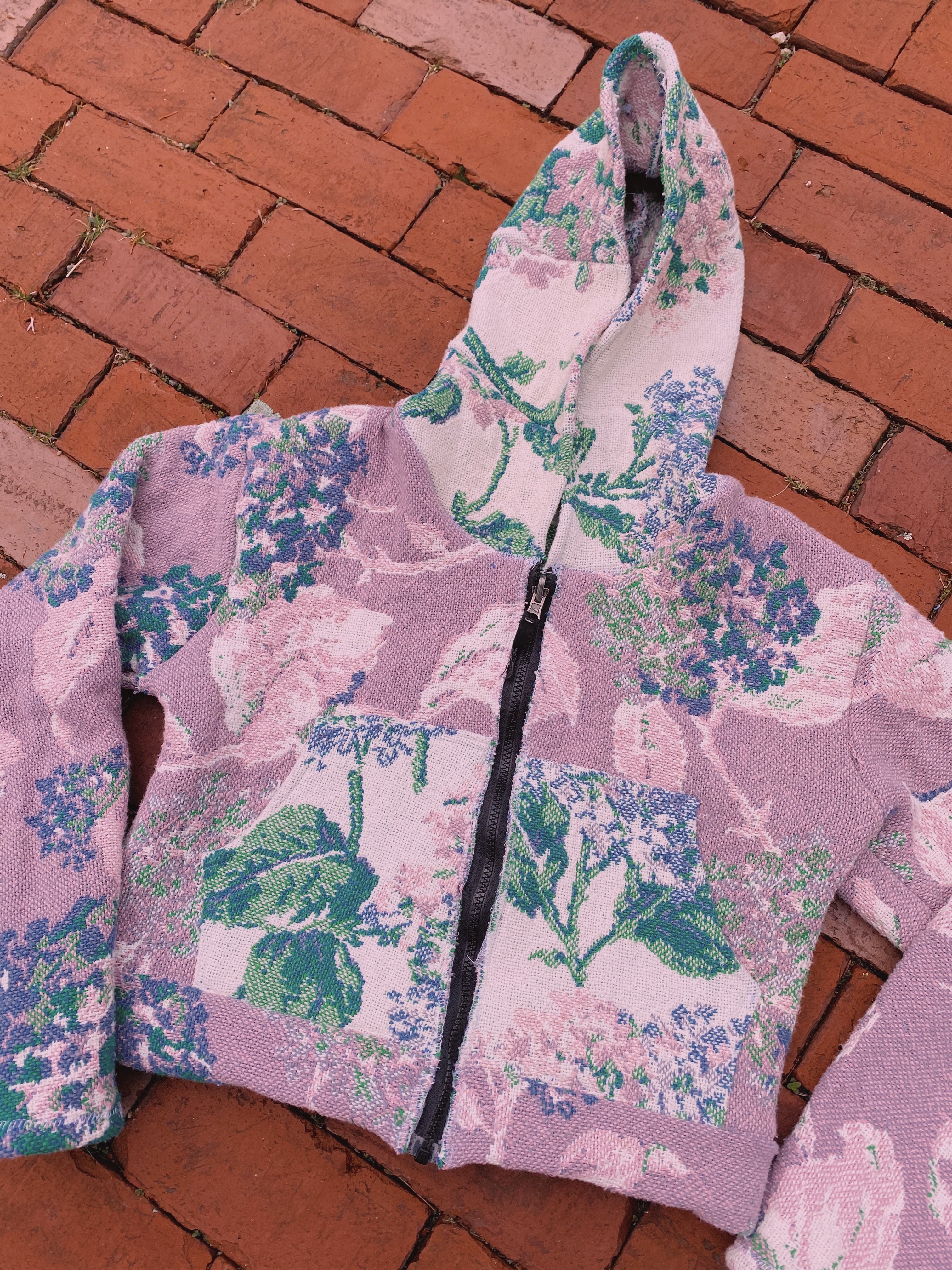 (XS/S) Reworked Tapestry Hoodie