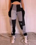 (S/M) Diamond Leopard Reworked Joggers