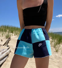 Load image into Gallery viewer, (XS-S) Glacier Blue Reworked Shorts
