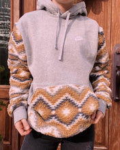 Load image into Gallery viewer, (S) Aztec Sherpa Reworked Hoodie
