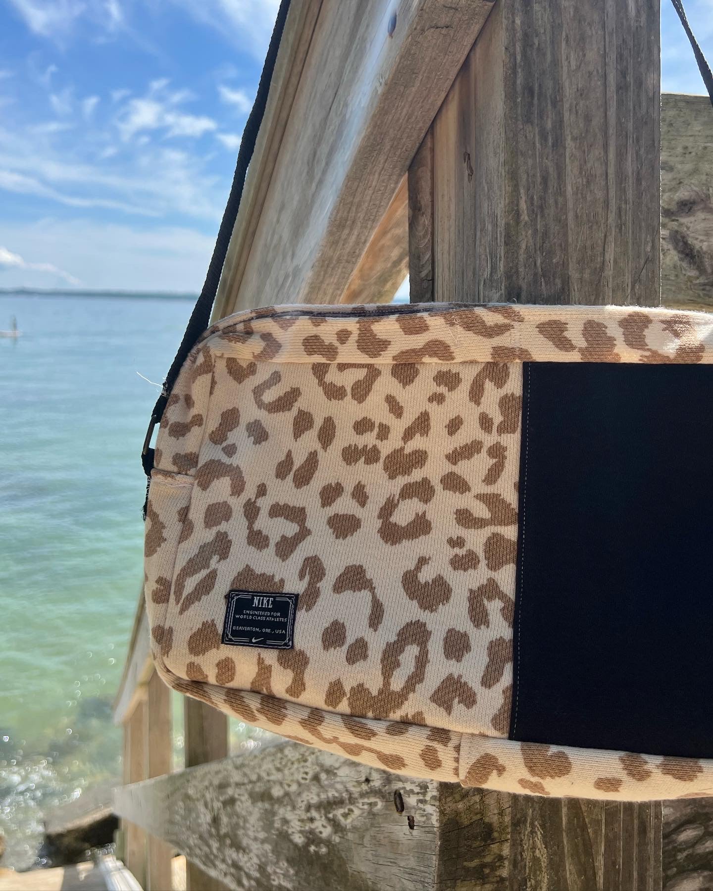 Light Travels Reworked Shoulder Bag