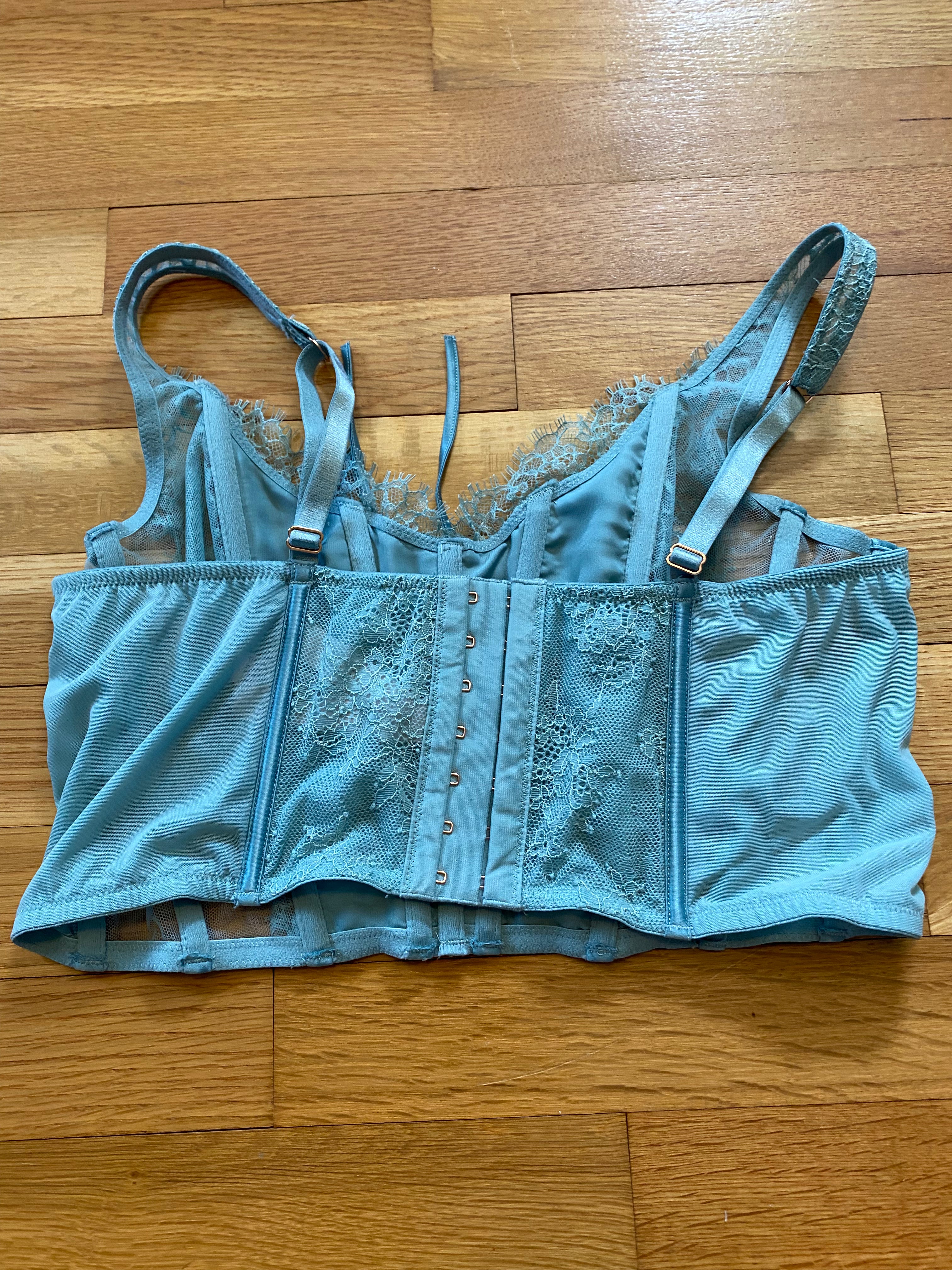 (L) NWTs Victorias Secret Sage Bustier Corset