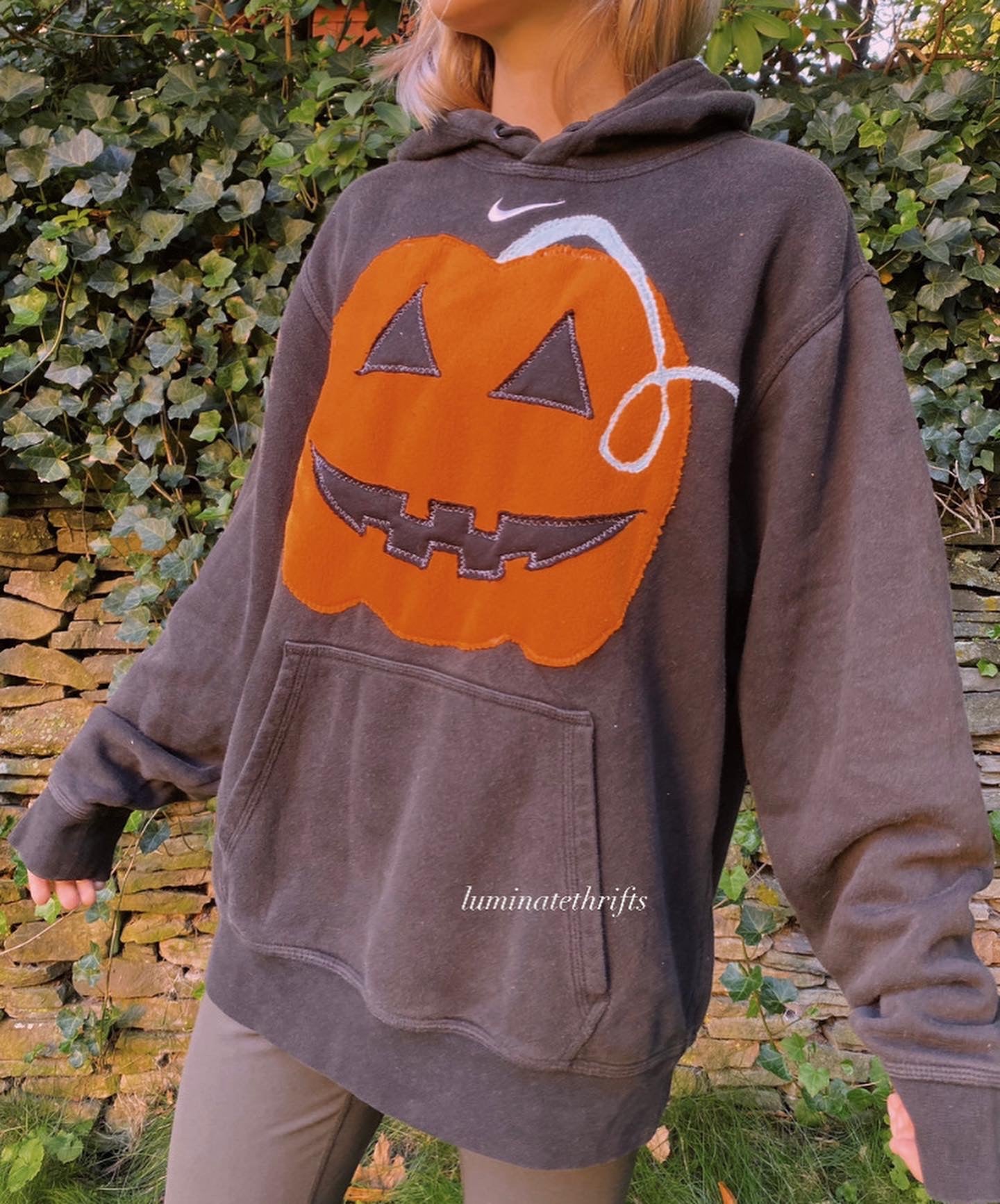 (M/L) Jack O’ Lantern Reworked Hoodie