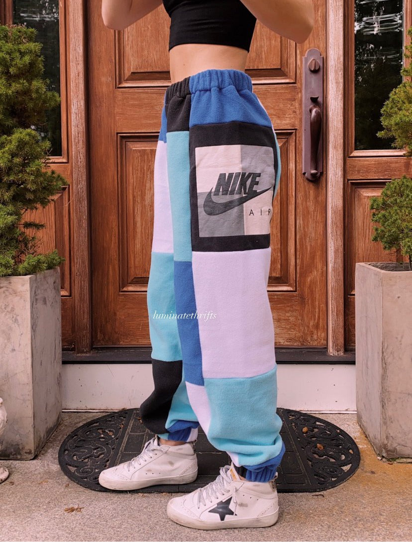 (M/L) Glacier Blue Reworked Joggers