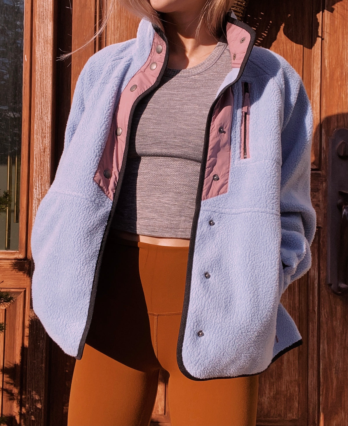 (M) American Eagle Fleece Jacket