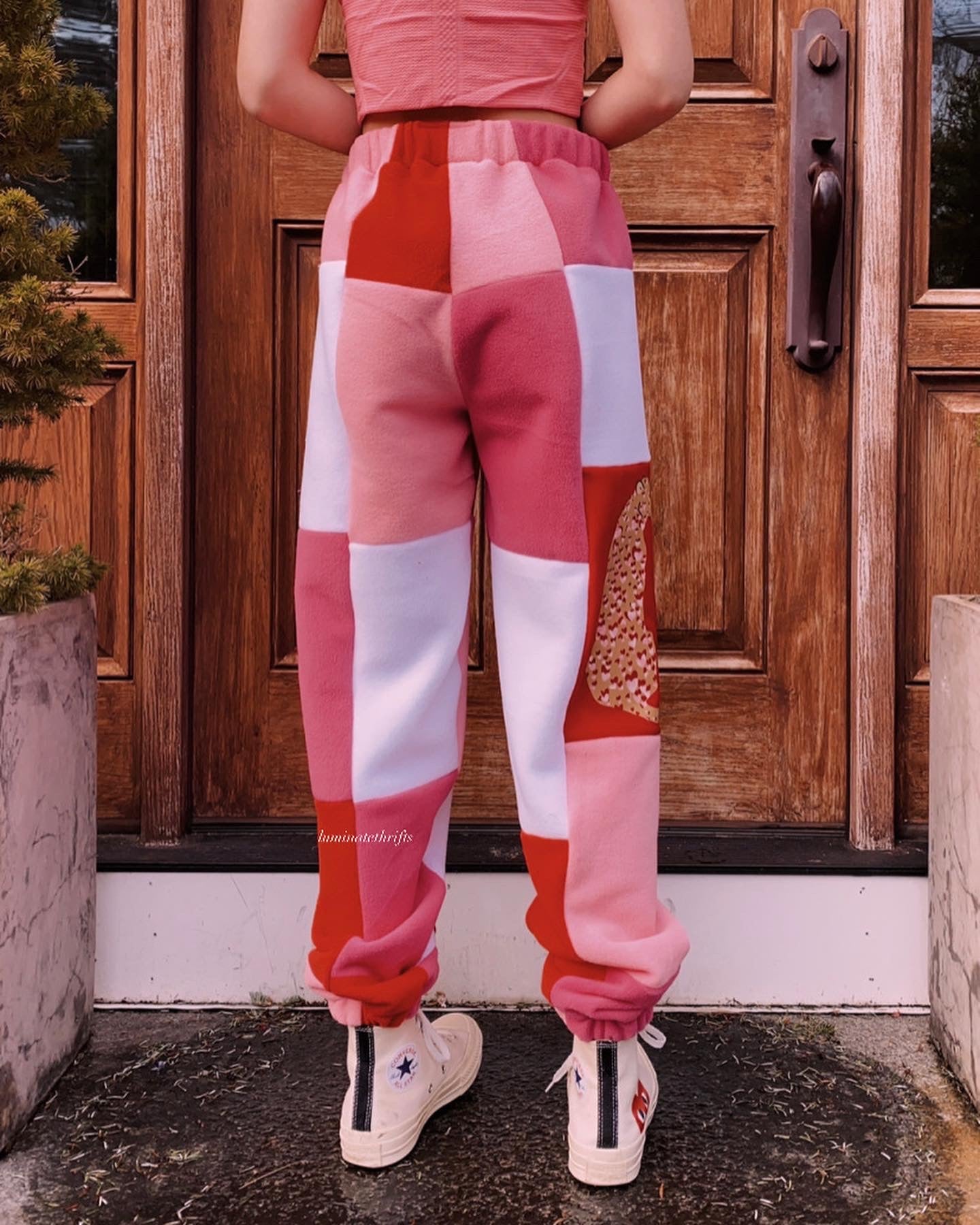 (M/L) Love Cheetah Reworked Joggers