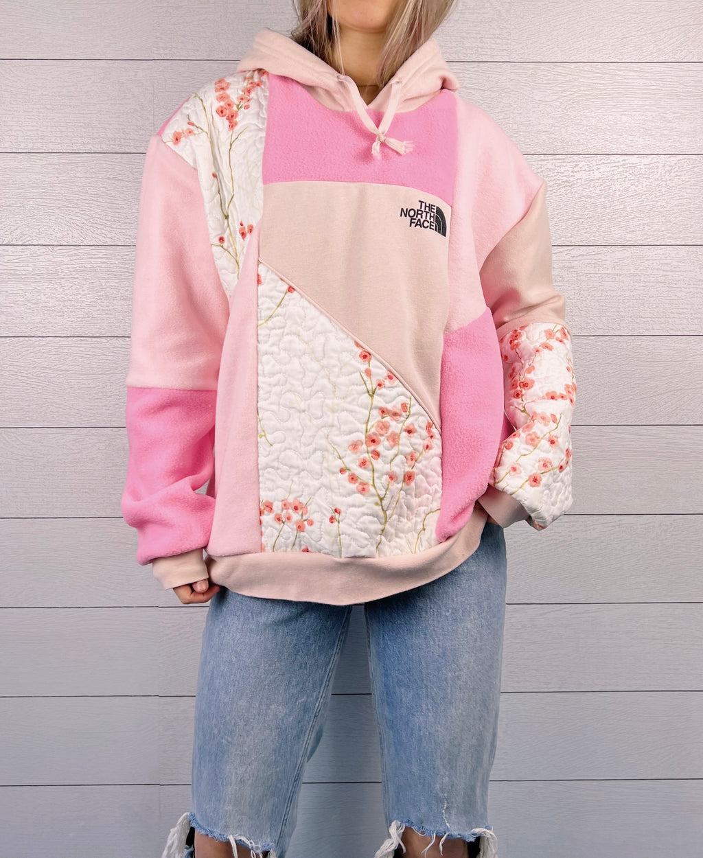 (L) Floral Quilt 1/1 Hoodie
