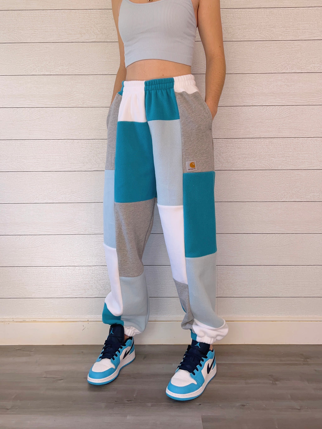(S/M) Sea Waves 1/1 Joggers